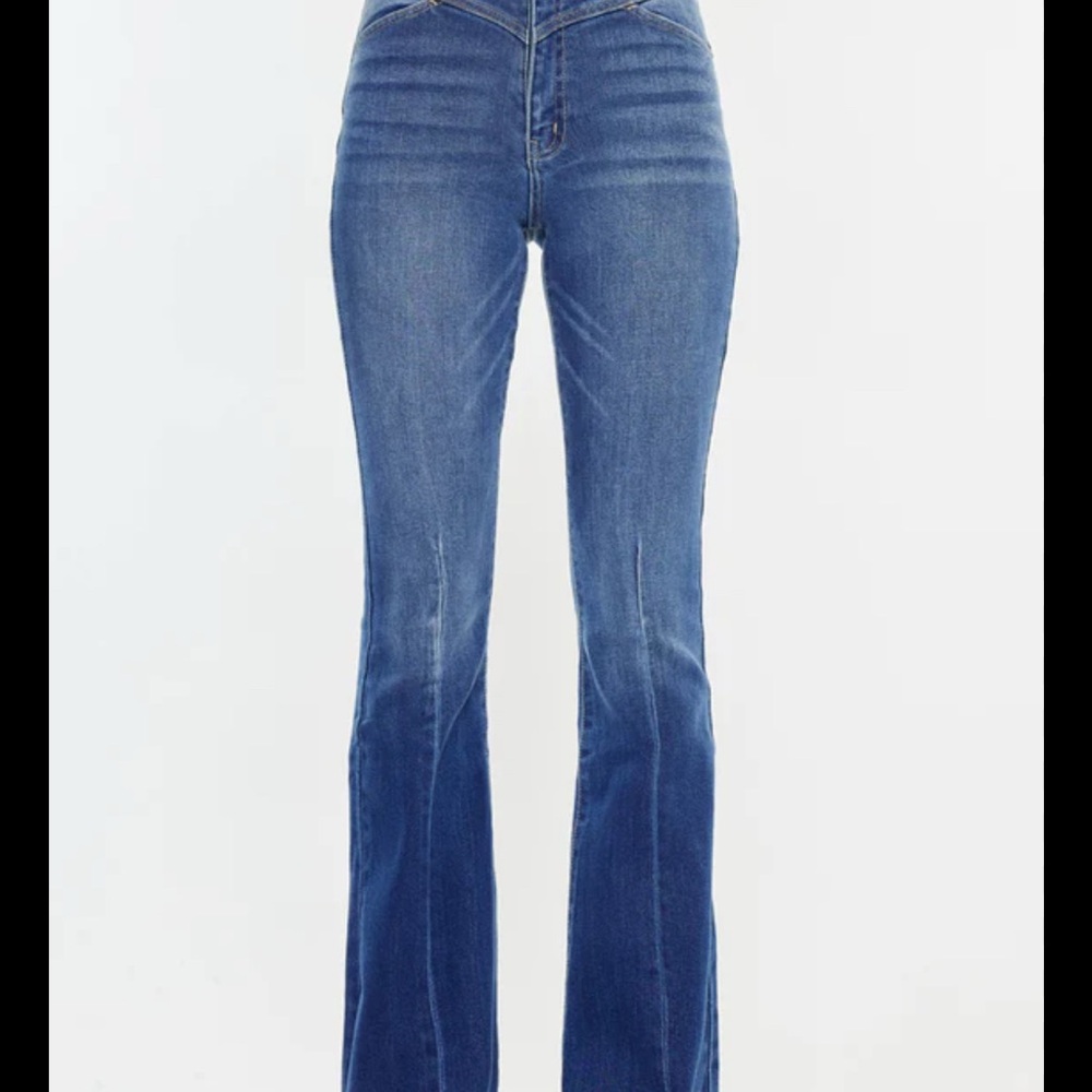 KanCan high waist,wide leg jeans